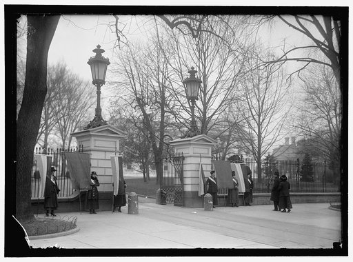 WOMAN SUFFRAGE PICKETS