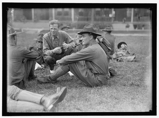 PLATTSBURG RESERVE OFFICERS TRAINING CAMP. JIMMIE MITCHELL OF NEW YORK