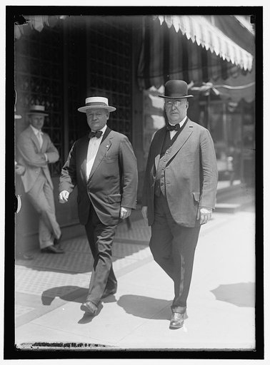 JOHNSON, BEN, RIGHT, WITH EDWARD J. WALSH