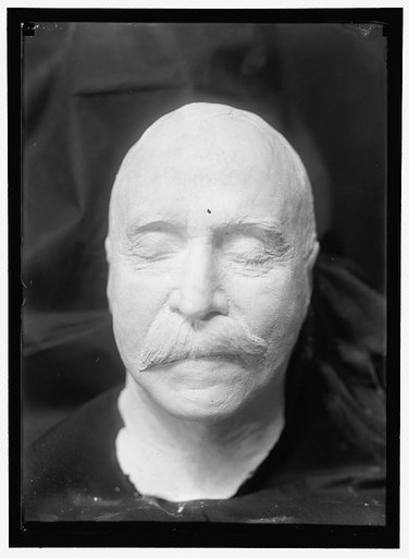 DEWEY, GEORGE. ADMIRAL, U.S.N. DEATH MASK