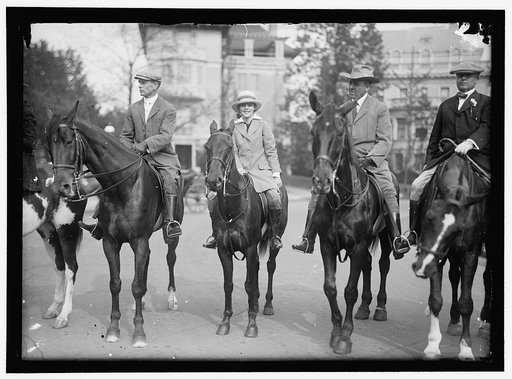 RIDING AND HUNT CLUB. DELANO, 2ND FROM RIGHT