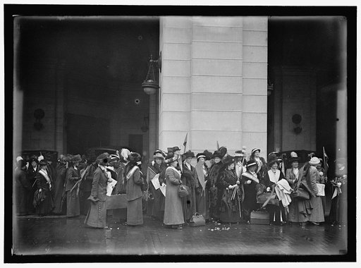 WOMAN SUFFRAGE. AT UNION STATION