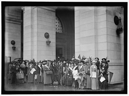 WOMAN SUFFRAGE. AT UNION STATION