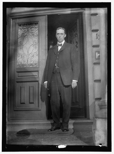 FISHER, WALTER LOURIE. SECRETARY OF THE INTERIOR, 1911-1913. SNAP