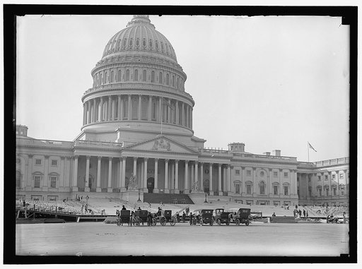 INAUGURAL STANDS AT CAPITOL