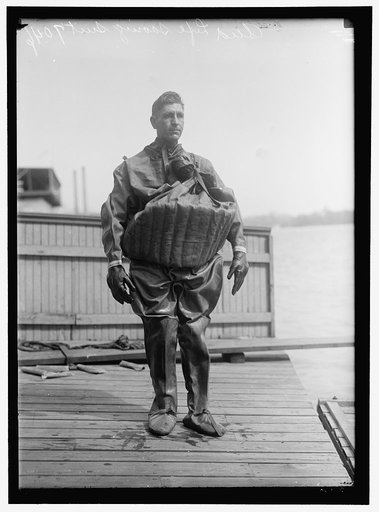 AUD, T. IN LIFE SAVING SUIT