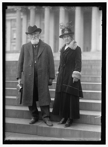 MAXIM, HUDSON, WITH WIFE