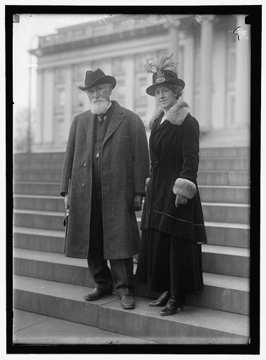 MAXIM, HUDSON, WITH WIFE