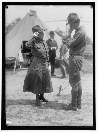 WOMAN'S NATIONAL SERVICE SCHOOL, UNDER WOMAN'S SECTION, NAVY LEAGUE. MRS. BURDETT
