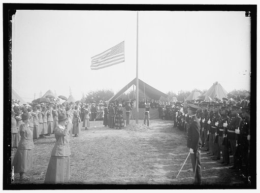 WOMAN'S NATIONAL SERVICE SCHOOL, UNDER WOMAN'S SECTION, NAVY LEAGUE. REVIEW