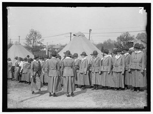 WOMAN'S NATIONAL SERVICE SCHOOL, UNDER WOMAN'S SECTION, NAVY LEAGUE. REVIEW