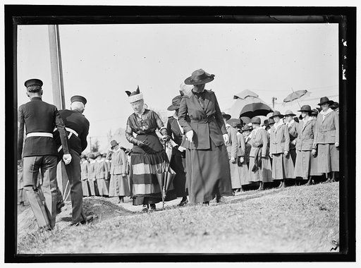 WOMAN'S NATIONAL SERVICE SCHOOL, UNDER WOMAN'S SECTION, NAVY LEAGUE. REVIEW