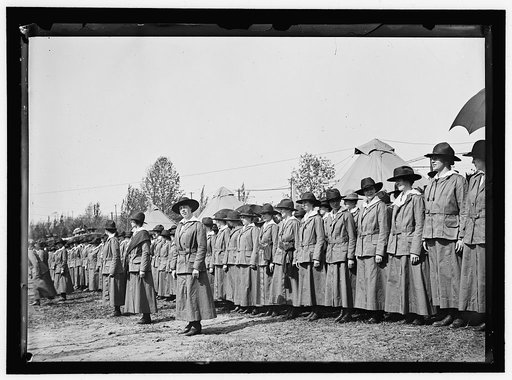 WOMAN'S NATIONAL SERVICE SCHOOL, UNDER WOMAN'S SECTION, NAVY LEAGUE. REVIEW