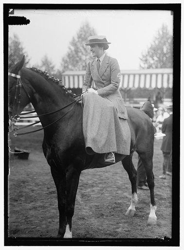 HORSE SHOWS. MRS. C.A. MUNN