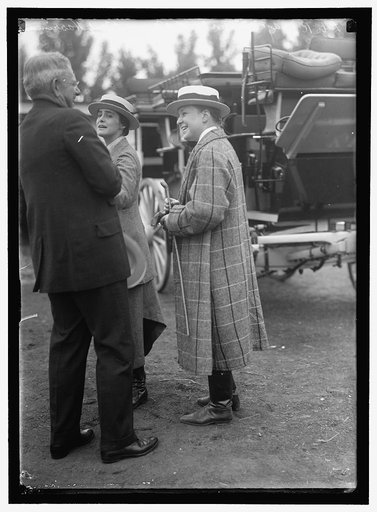 HORSE SHOWS. JUDGE WILLIAM H. MOORE; MRS. C.A. MUNN; MISS HARRIMAN