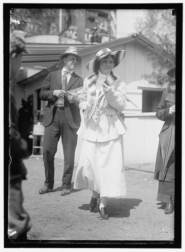 BOWLES, MISS LUCY, AT HORSE SHOW
