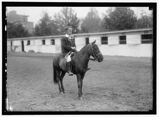 HORSE SHOWS. ASHTON DEVEREAUX, RIDING PONY
