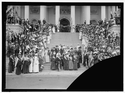 WOMAN SUFFRAGE AT CAPITOL