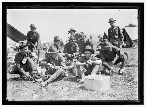 NATIONAL GUARD OF D.C. IN CAMP