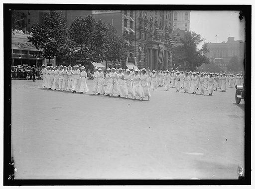 PREPAREDNESS PARADE. UNITS OF WOMEN IN PARADE