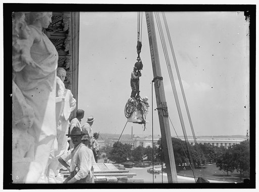 CAPITOL, U.S. PEDIMENT ON HOUSE FRONT; SCULPTURE BY PAUL BARTLETT