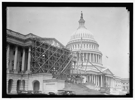 CAPITOL, U.S. PEDIMENT ON HOUSE FRONT; SCULPTURE BY PAUL BARTLETT