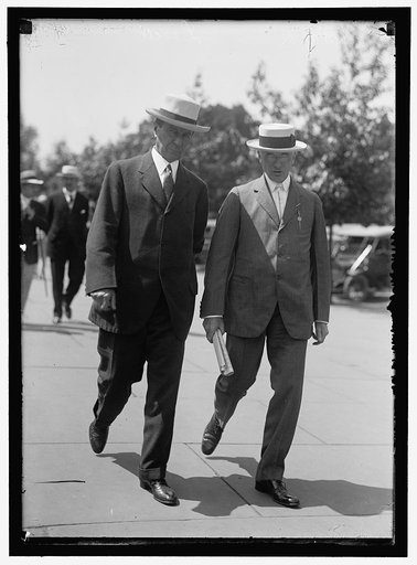 LOVETT, ROBERT SCOTT, PRESIDENT, UNION PACIFIC RAILWAY. LEFT, WITH DANIEL WILLARD