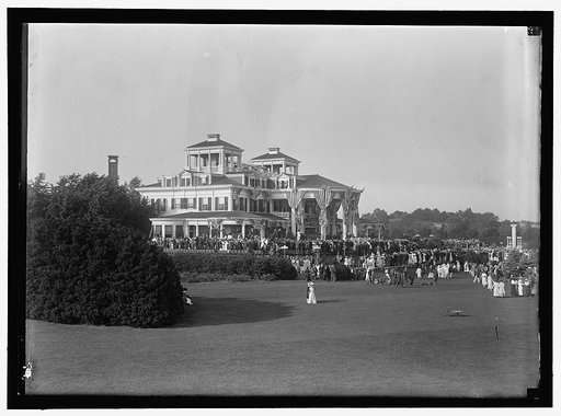 SHADOW LAWN, NJ. SUMMER WHITE HOUSE. NOTIFICATION CEREMONIES. CROWD ON LAWN