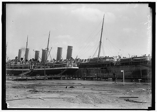 GERMAN SHIPS. INTERNED SHIPS
