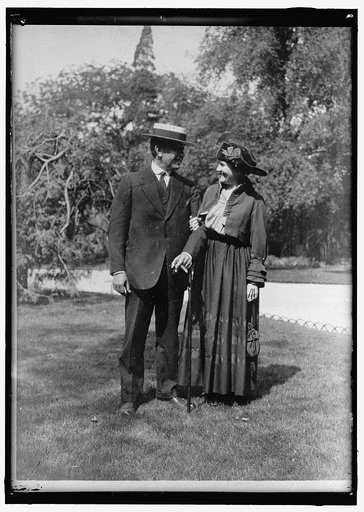 CORRY, HERBERT. NEWSPAPERMAN. WITH WIFE