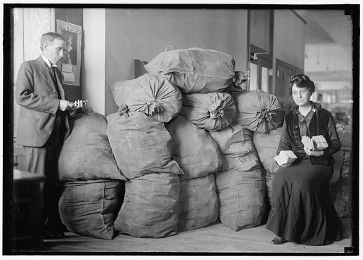 POST OFFICE DEPARTMENT. DEAD LETTER MAIL, SUPT. MARVIN McLEAN AND MRS. CLARA R.A. NELSON
