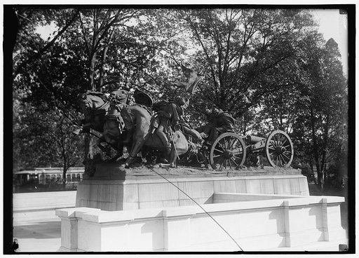 GRANT MEMORIAL AT CAPITOL. CAISSON GROUP OF STATUARY
