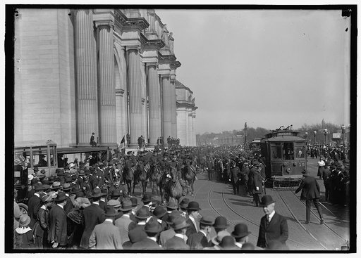 BRITISH COMMISSION TO U.S. ARRIVAL AT UNION STATION; GENERAL VIEWS