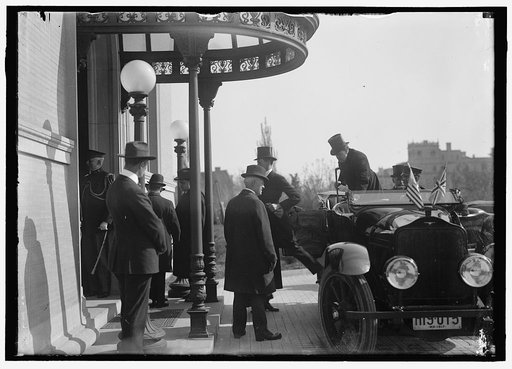 BRITISH COMMISSION TO U.S. ARRIVAL AT LONG RESIDENCE