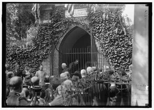 BRITISH COMMISSION TO U.S. BALFOUR, ETC. AT MOUNT VERNON. ALLIED COMMISSION FOR OTHER PICTURES AT MOUNT VERNON