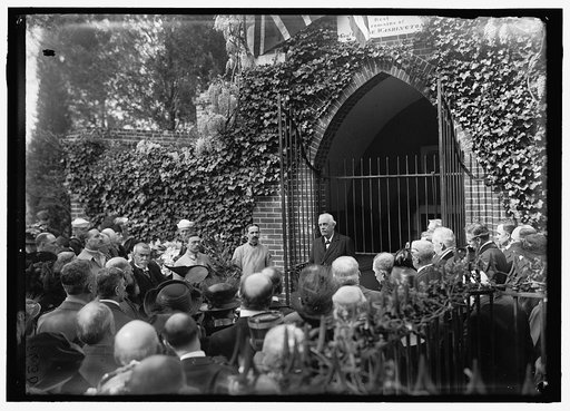BRITISH COMMISSION TO U.S. BALFOUR, ETC. AT MOUNT VERNON. ALLIED COMMISSION FOR OTHER PICTURES AT MOUNT VERNON