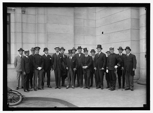 CUBAN WAR MISSION TO THE U.S. LT. COL. VANDER GUTCH; CAPT E.N. TABIO; LT. COMDR. KEAR, U.S.N.; CAPT. HARVEY, U.S.A.; LT. COL. LEZANA OF THE MISSION; GEN. MARTI; ALBERTO CARRICARTE; DeCESPEDES, MINISTER TO U.S.; DR. ALFONSO FORCADE, ATTACHE TO CUBAN LEGATION; LT. COL. WITTERMYER, U.S.A.; J.H. STABLER