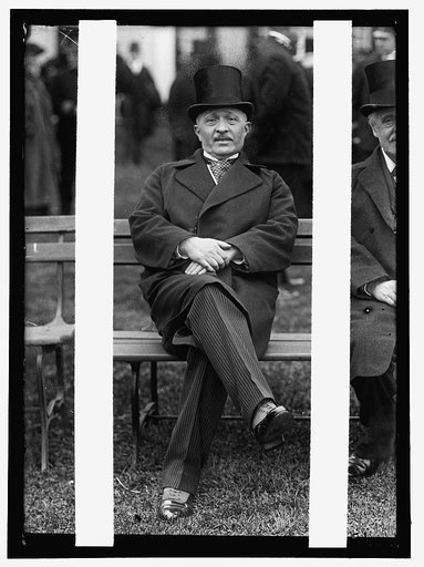 ALLIED COMMISSION TO U.S. SEATED ON LAWN: VIVIANI