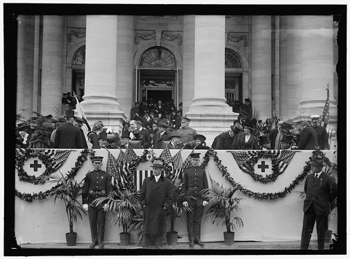 RED CROSS, AMERICAN. DEDICATION OF BUILDING INCLUDING: JUSSERAND; WILSON; TAFT; MRS. WILSON