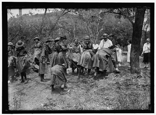 GIRL SCOUTS GARDENING