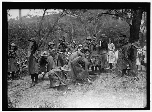 GIRL SCOUTS GARDENING