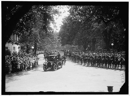 ITALIAN COMMISSION TO U.S. SCENES ON ARRIVAL, MAY 23, 1917