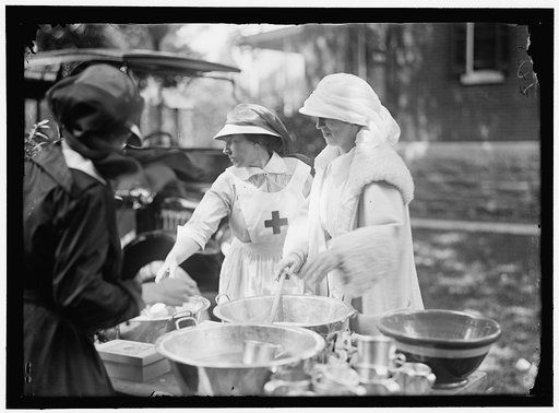 McLEAN, MRS. EDWARD BEALE. RED CROSS, LUNCHEON