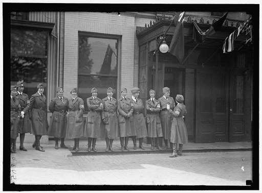 RED CROSS MOTOR CORPS. GROUPS