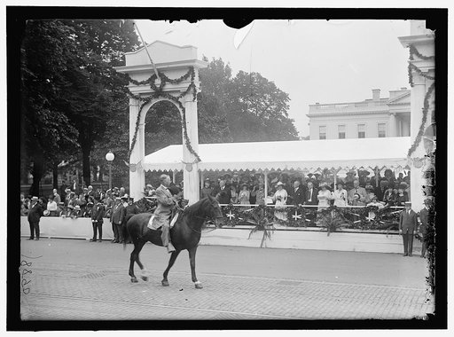 CONFEDERATE REUNION. PARADE. REVIEWING STAND
