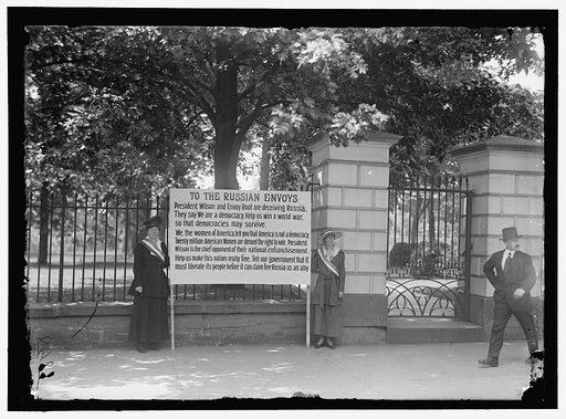 WOMAN SUFFRAGE BANNER