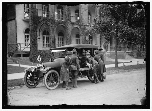 RED CROSS MOTOR CORPS. GROUPS