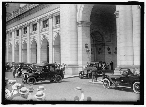 JAPANESE MISSION TO U.S. LEAVING UNION STATION