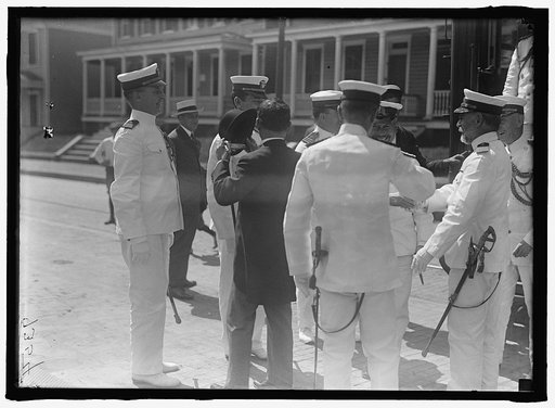 JAPANESE MISSION TO U.S. VISIT TO NAVAL ACADEMY