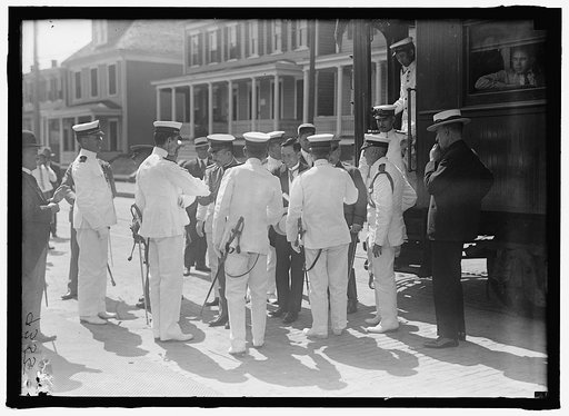 JAPANESE MISSION TO U.S. VISIT TO NAVAL ACADEMY